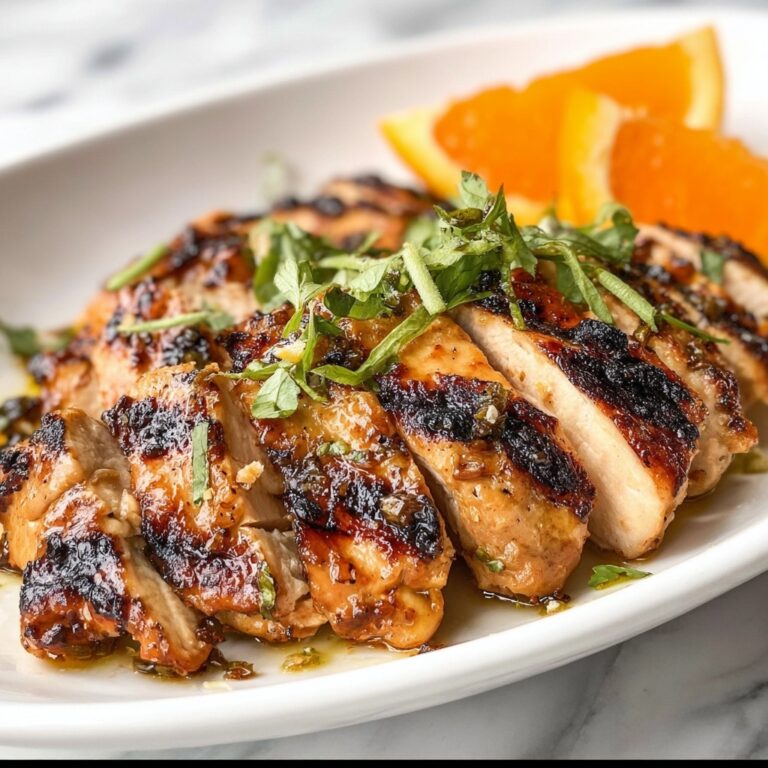Grilled Orange Honey Chicken Recipe