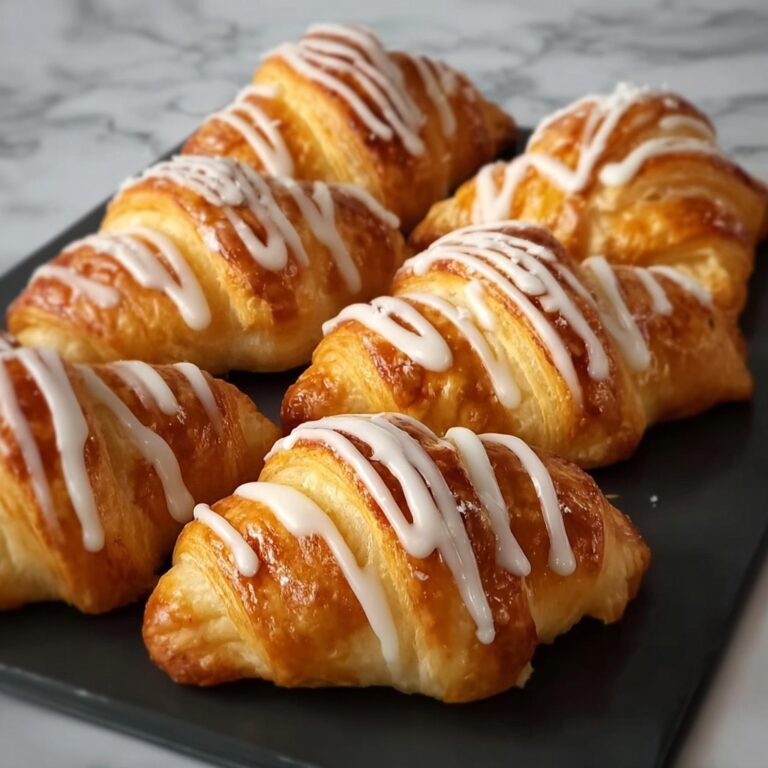 Pumpkin Pie Crescents with Maple Glaze Recipe