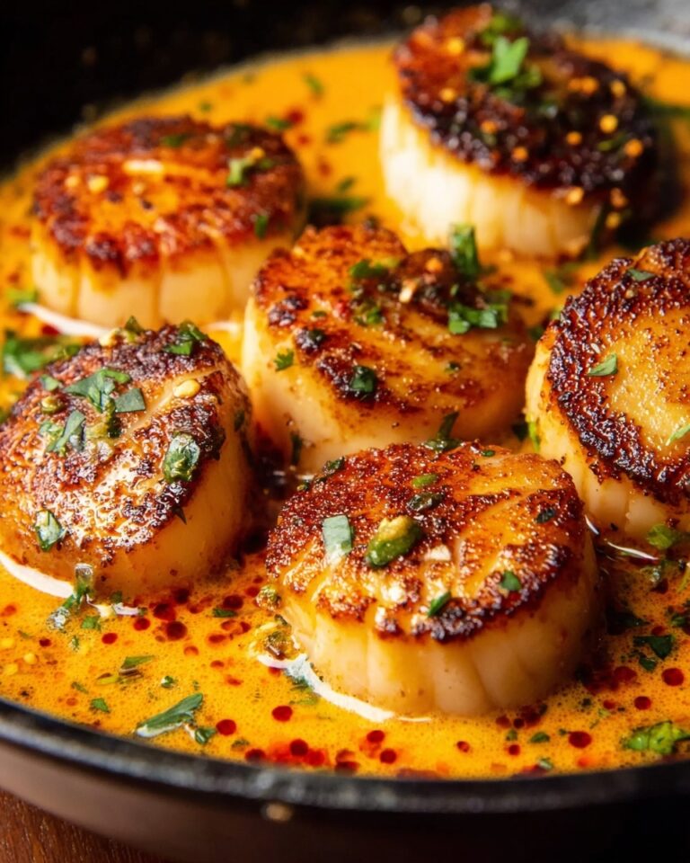 Spicy Coconut Curry Scallops Recipe