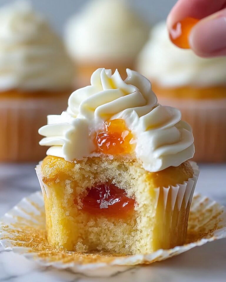 Honey Peach Cream Cheese Cupcakes Recipe