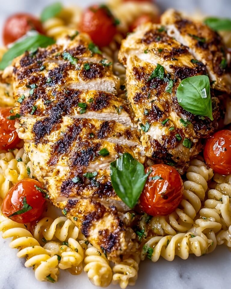 Tomato Basil Pasta with Balsamic Grilled Chicken Recipe