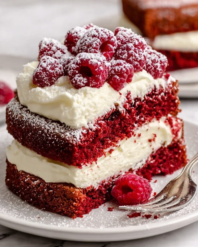 Red Velvet French Toast with Cream Cheese Drizzle Recipe