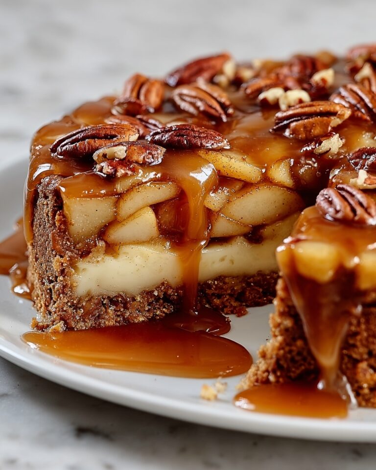 Swedish Apple Cake with Caramel Recipe