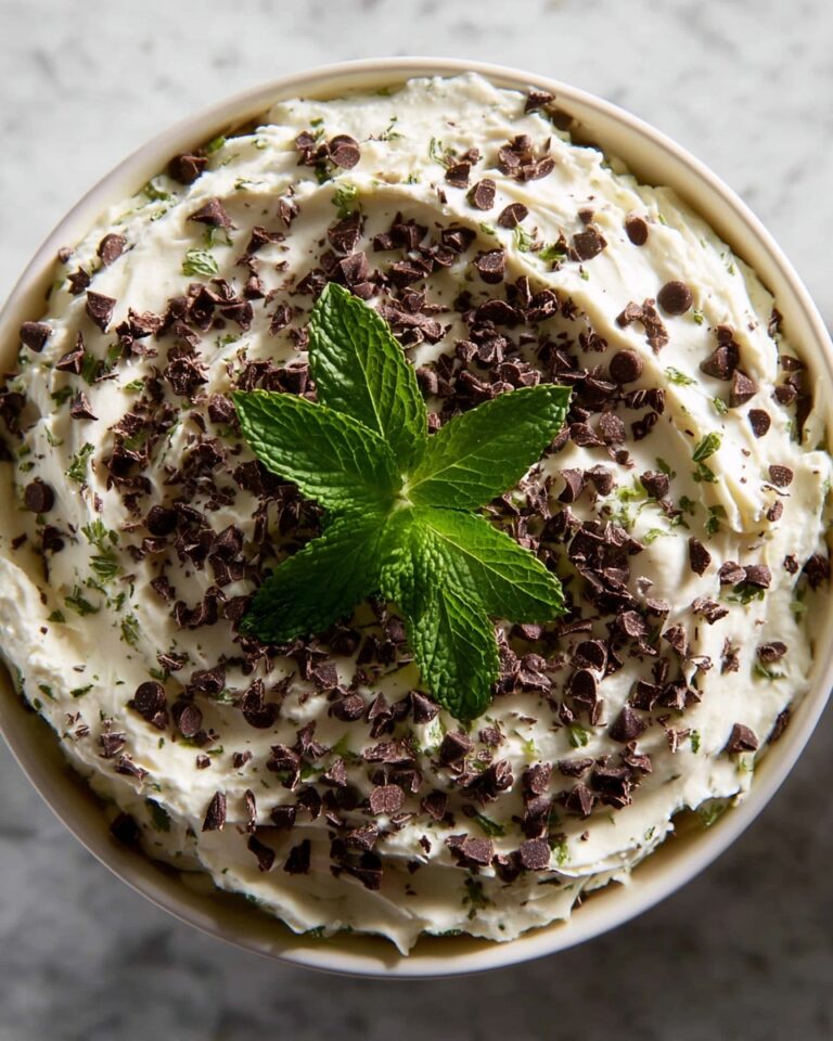 Mint Chocolate Chip Cheesecake Dip Recipe