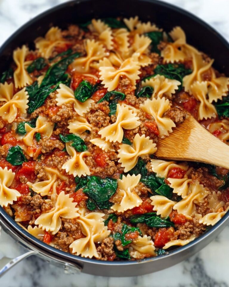 Tomato Spinach Sausage Pasta Recipe