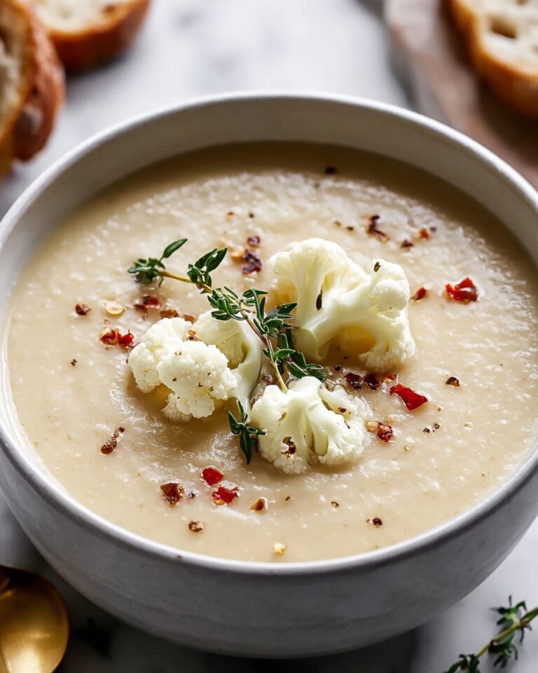 Vegan Cauliflower Soup Recipe