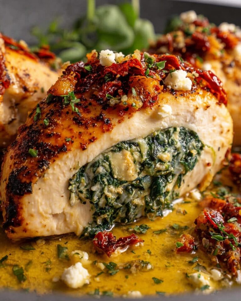 Spinach and Cheese-Stuffed Chicken Breast Recipe