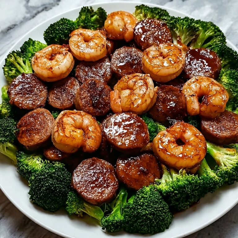 Honey Garlic Shrimp, Sausage & Broccoli Stir-Fry Recipe