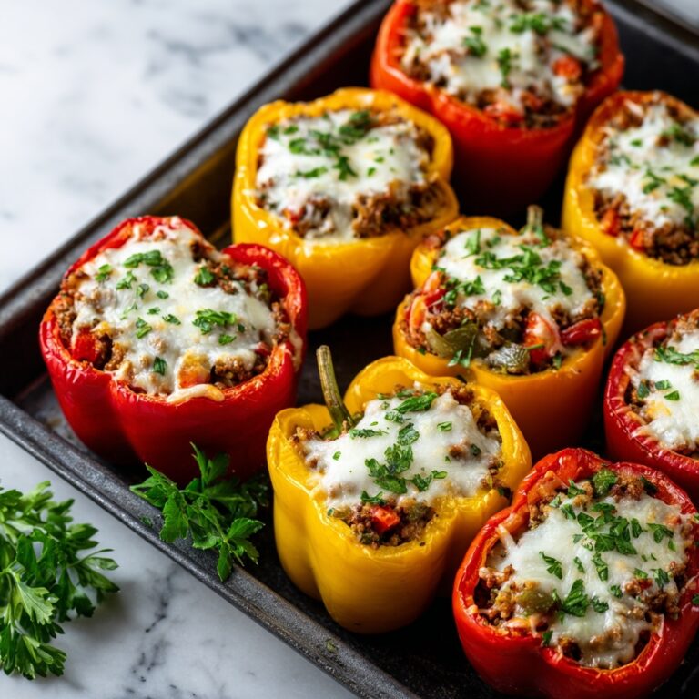 Stuffed Bell Peppers with Ground Turkey and Brown Rice Recipe