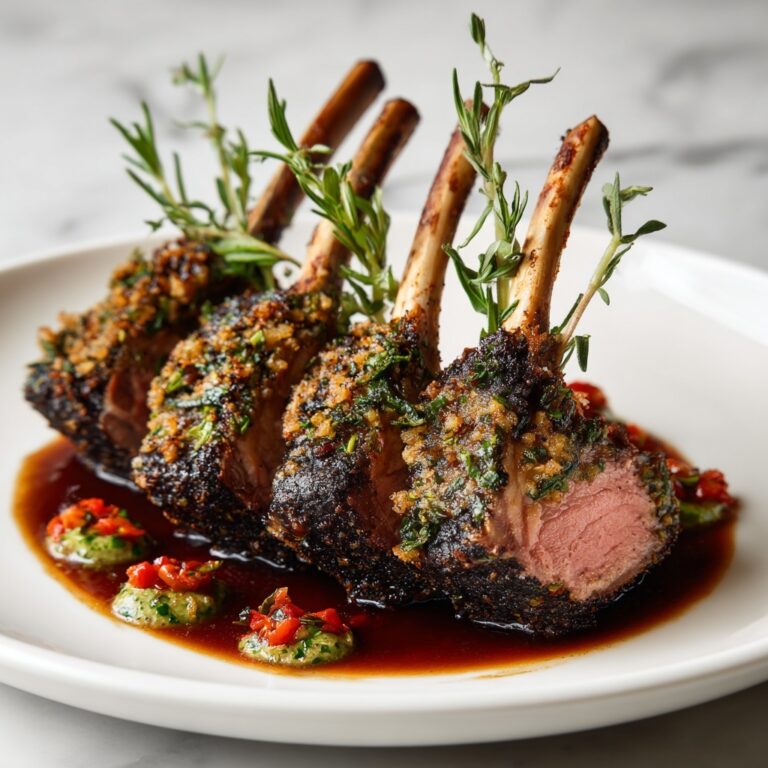 Herb-Crusted Rack of Lamb Recipe