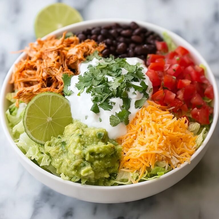 Easy Chicken Burrito Bowls with Lettuce, Salsa, and Guacamole Recipe