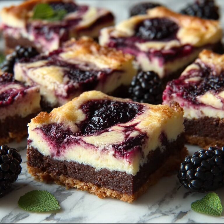 Blackberry Cheesecake Brownies Recipe