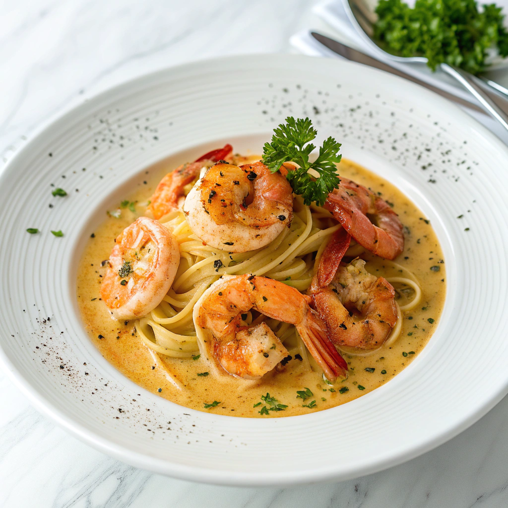 Famous Red Lobster Shrimp Scampi Recipe - Recipe Image