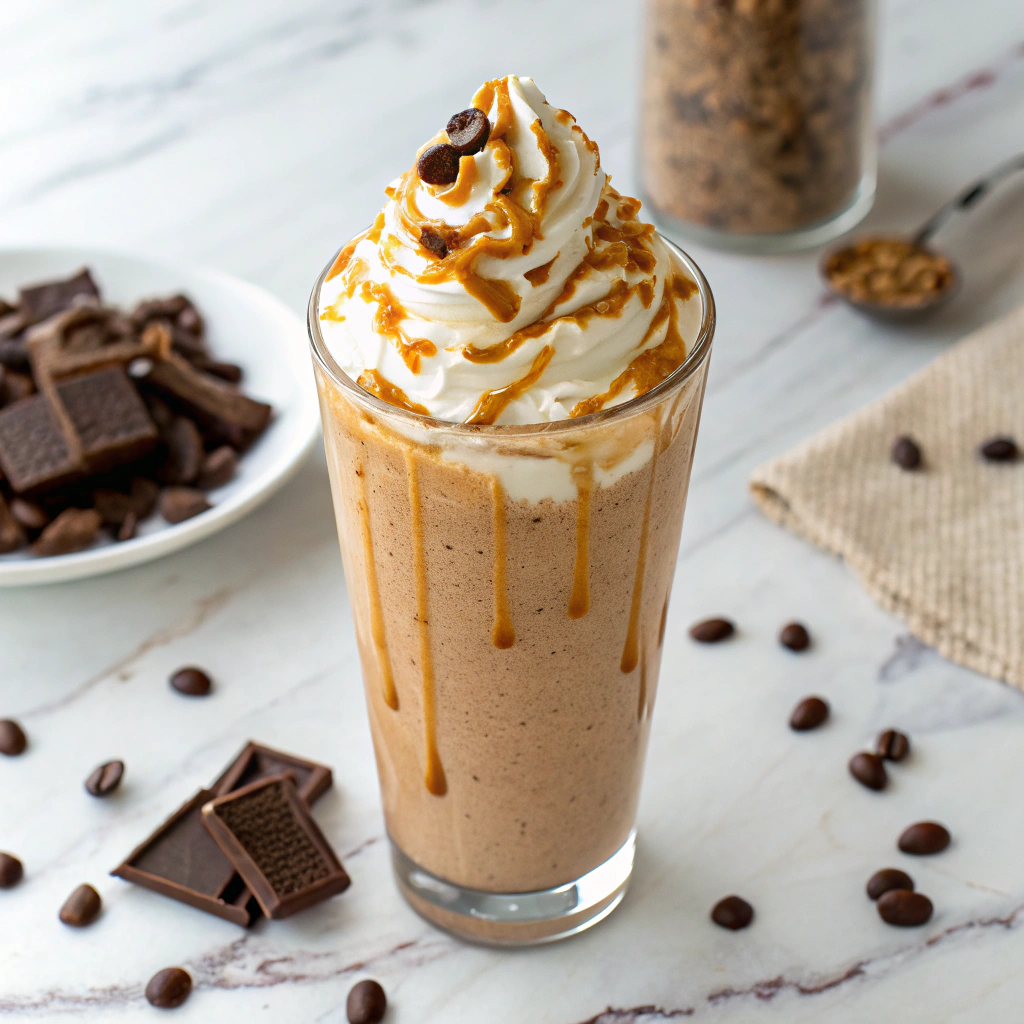 Healthy Chocolate Peanut Butter Smoothie Recipe - Recipe Image