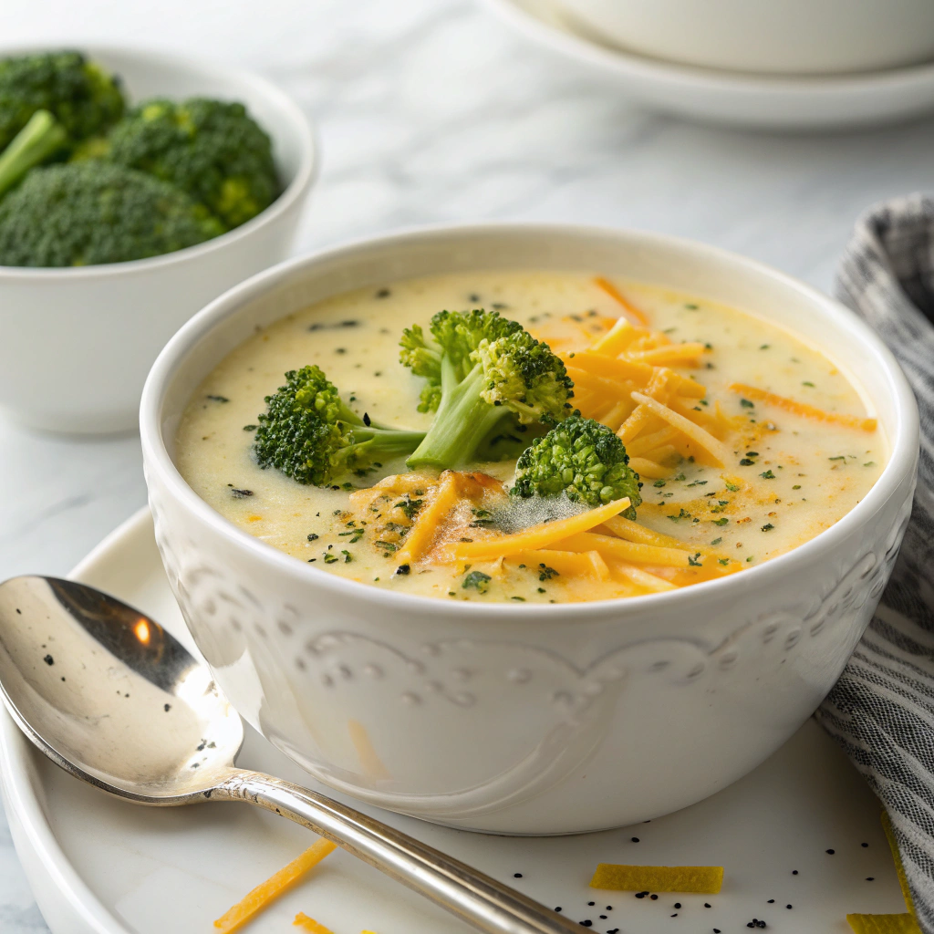 Broccoli Cheddar Soup Recipe - Recipe Image