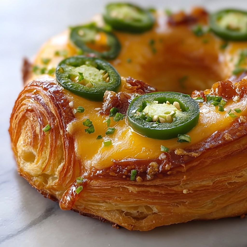 Jalapeño Popper Crescent Roll Ring Recipe - Recipe Image