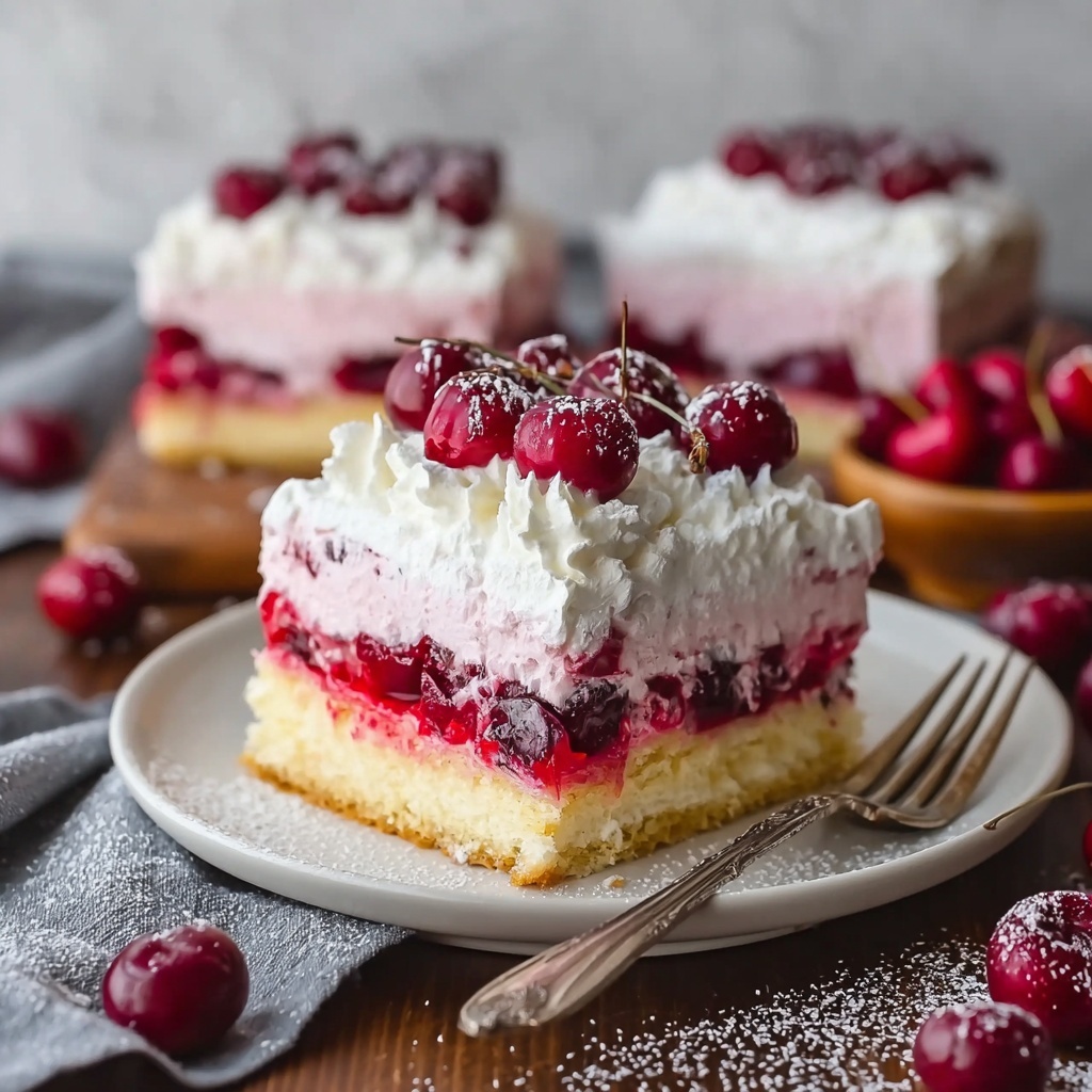 Christmas Cranberry Poke Cake Recipe - Recipe Image