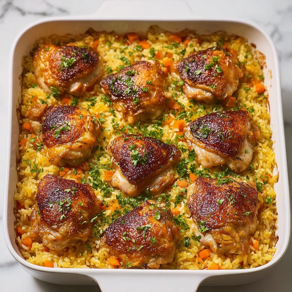 No Peek Chicken & Rice Casserole Recipe - Recipe Image