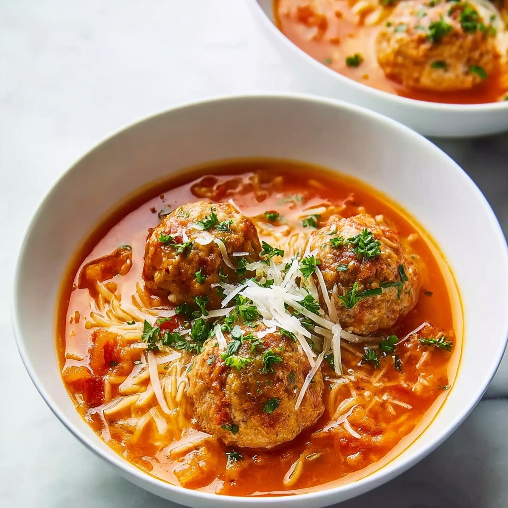Chunky Italian Meatball Soup Recipe - Recipe Image