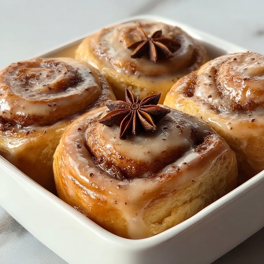 Chai Cinnamon Rolls with Spiced Cream Cheese Frosting Recipe - Recipe Image