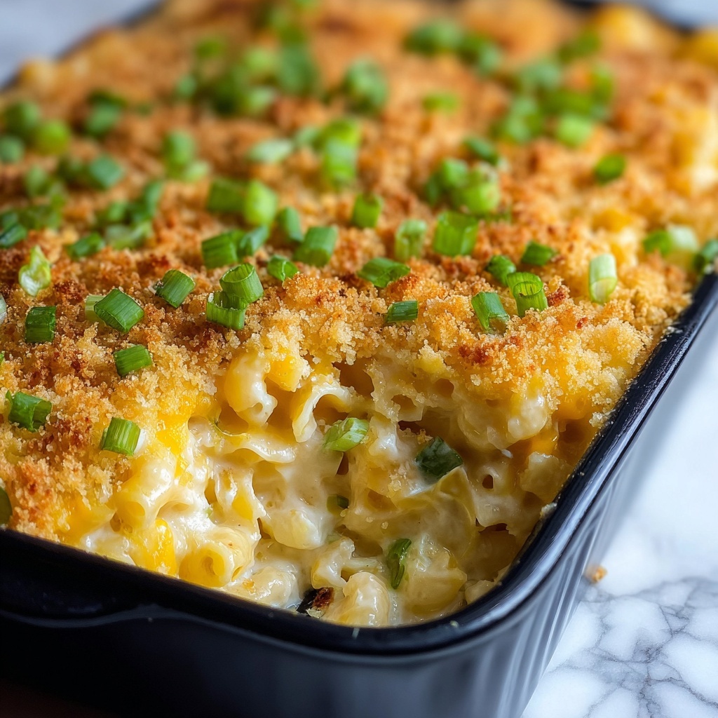 Loaded Mac & Cheese Corn Casserole Recipe - Recipe Image