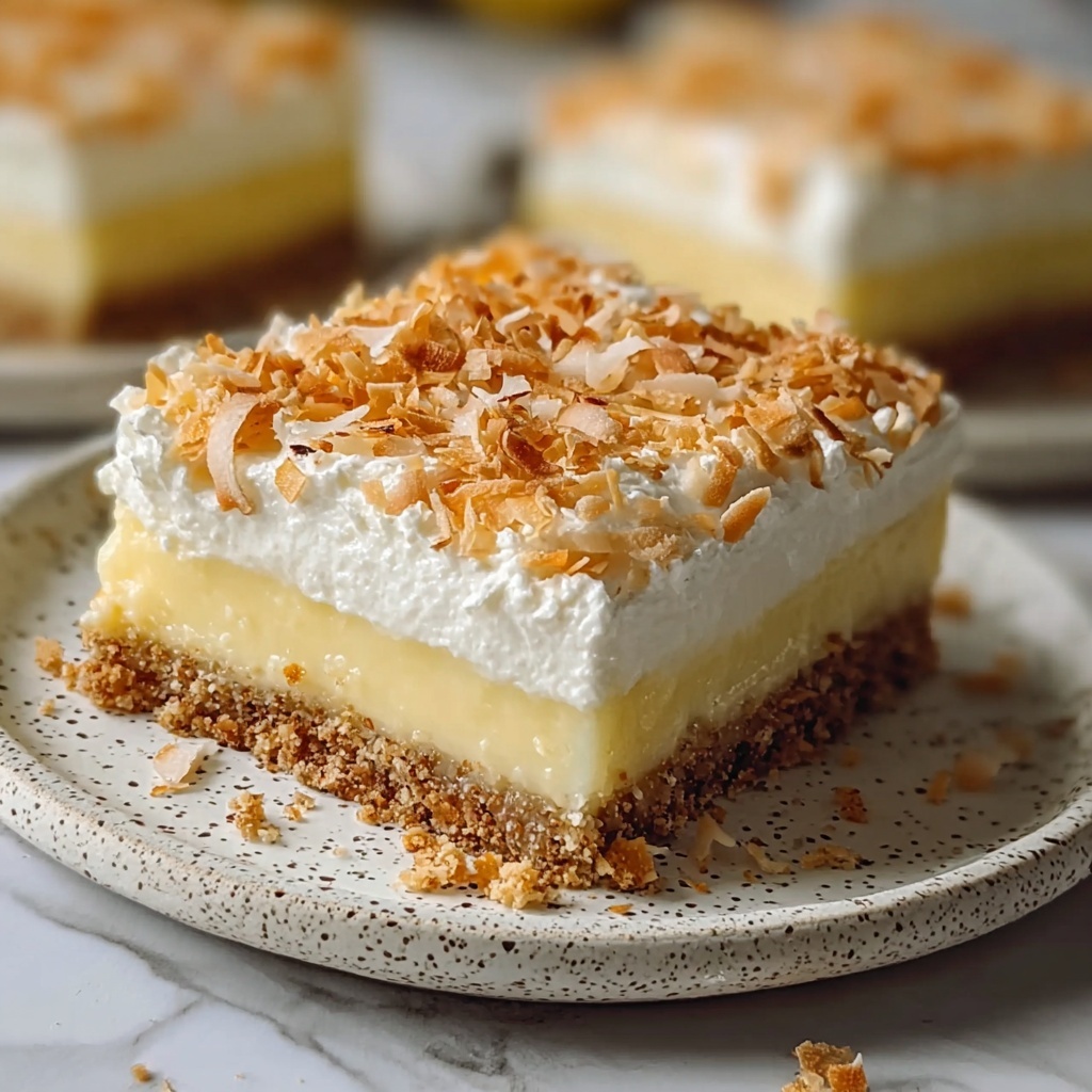 Island Dream Coconut Cream Bars Recipe - Recipe Image
