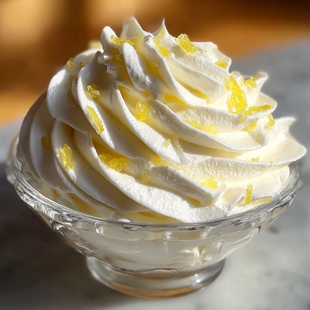 Lemon Whipped Cream Recipe - Recipe Image