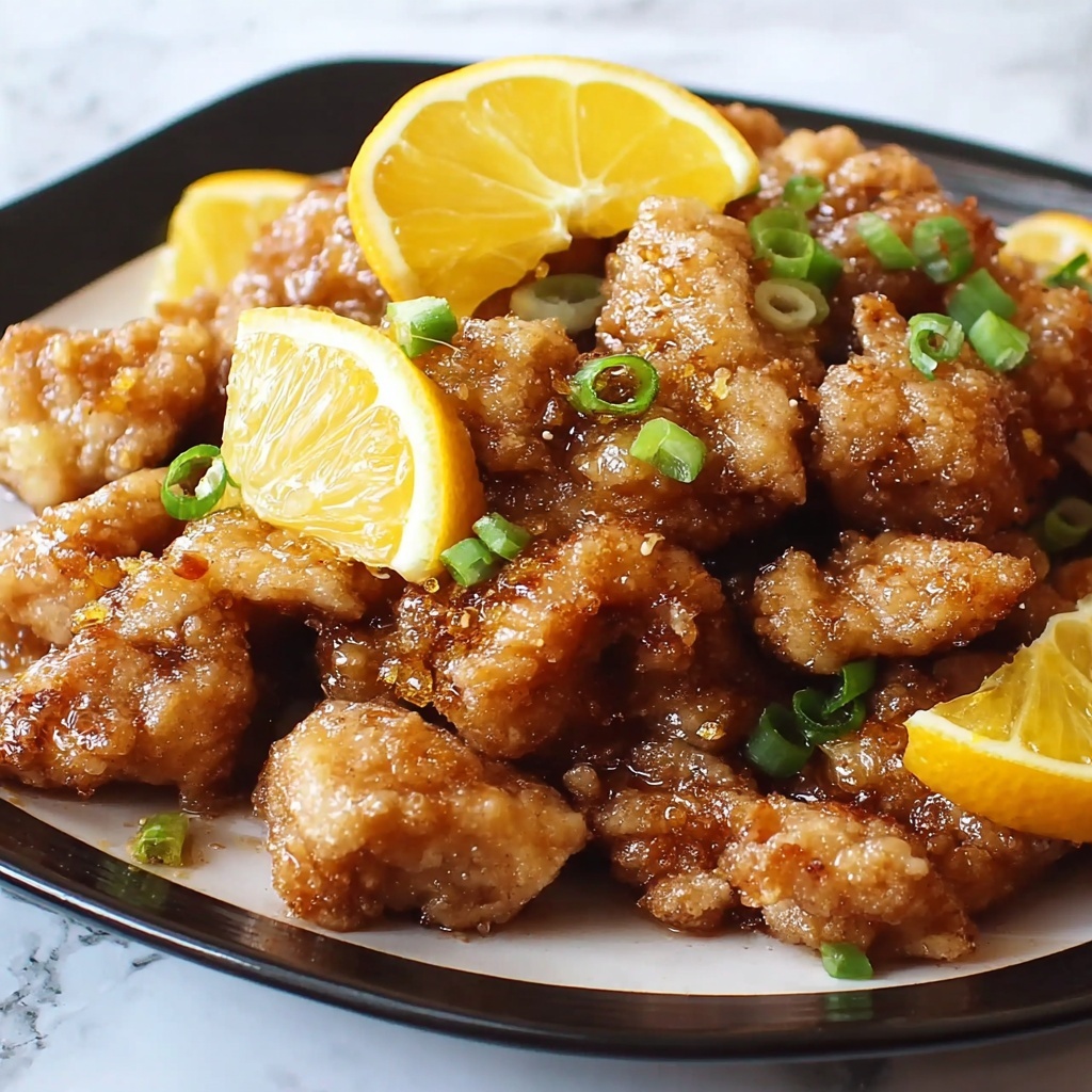 Crispy Chinese Lemon Chicken Recipe - Recipe Image