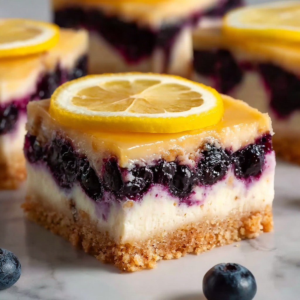 Blueberry Lemon Blondies Recipe - Recipe Image