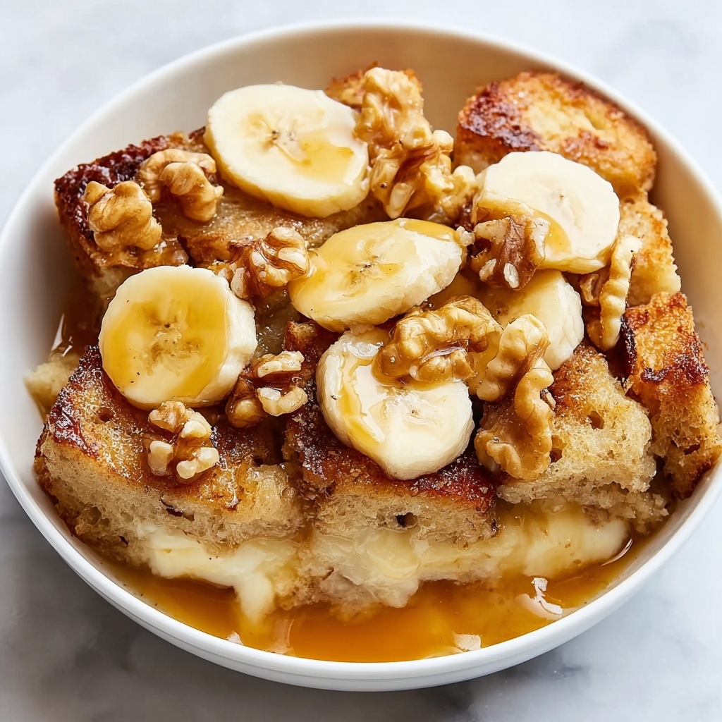 Greek Yogurt Banana Maple Bread Pudding Recipe - Recipe Image