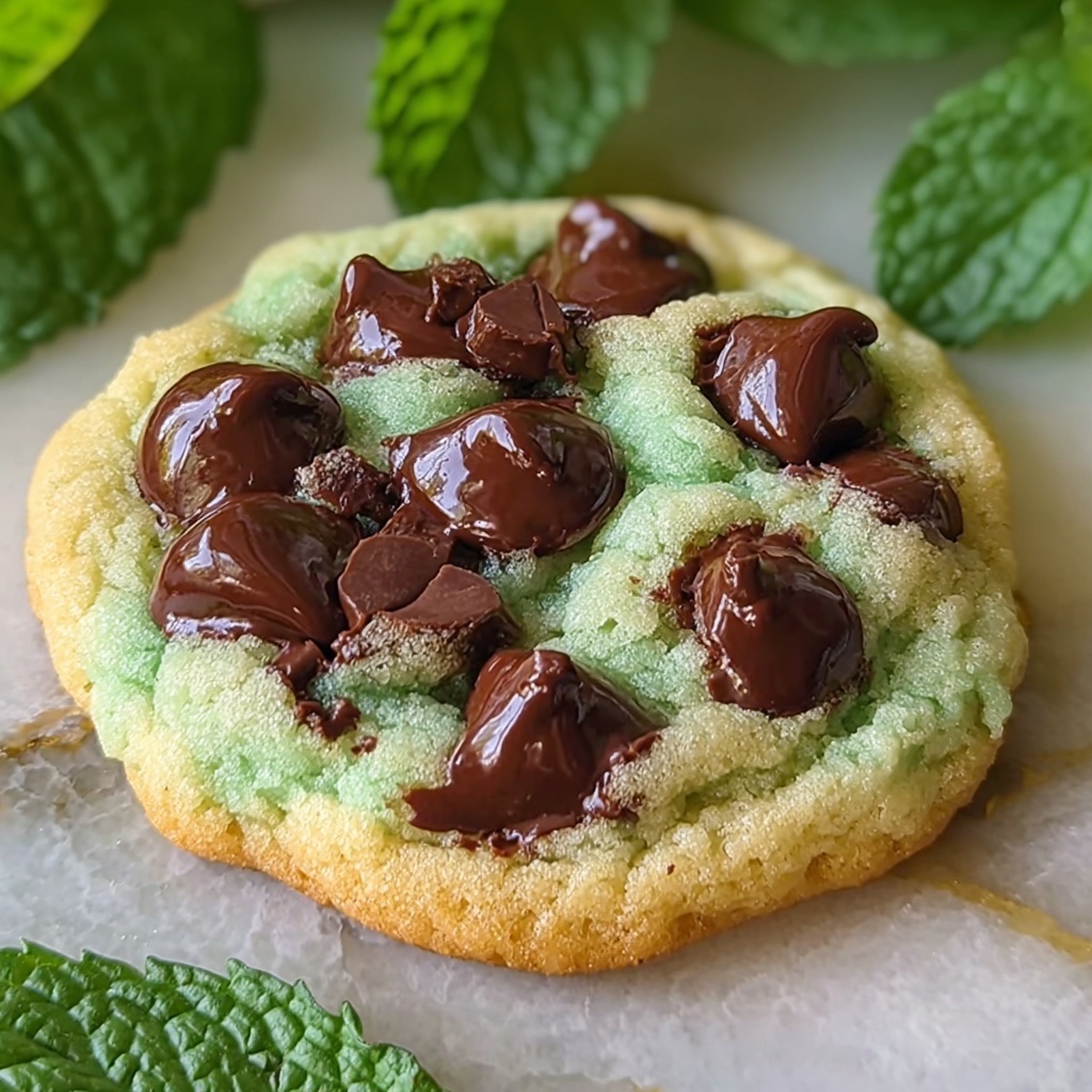 Mint Chocolate Chip Cookies Recipe - Recipe Image