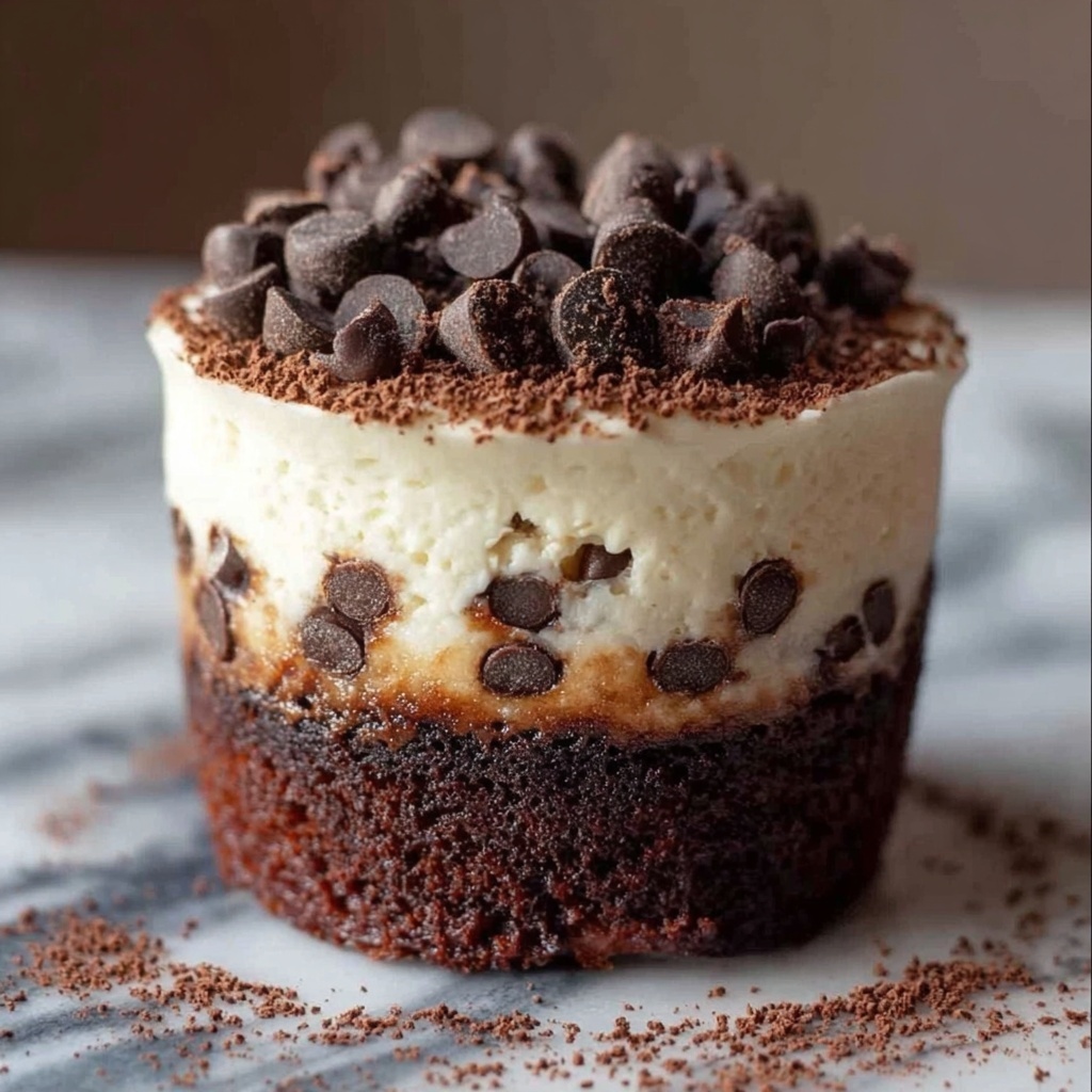 Brownie Bottom Mini Cheesecakes Recipe - Recipe Image