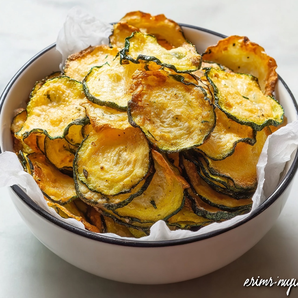 Salt and Vinegar Zucchini Chips Recipe - Recipe Image