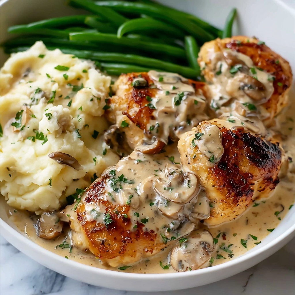 Creamy Garlic Chicken Recipe - Recipe Image