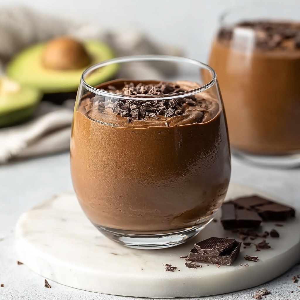 Avocado Chocolate Peanut Butter Smoothie Recipe - Recipe Image