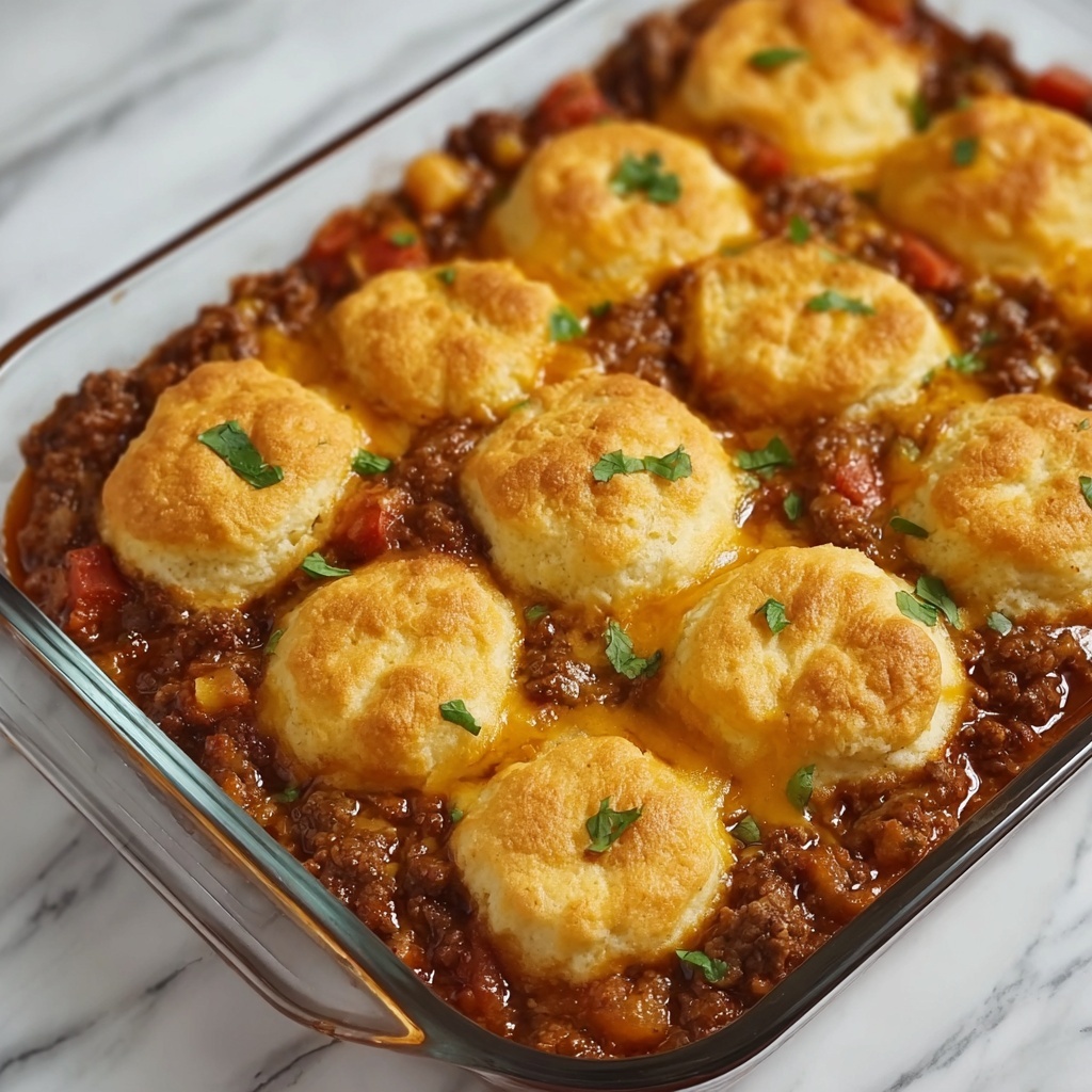 Sloppy Joe Biscuit Casserole Recipe - Recipe Image