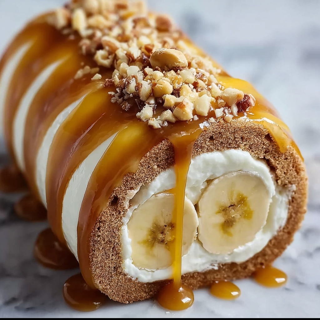 Banana Caramel Roulade Recipe - Recipe Image