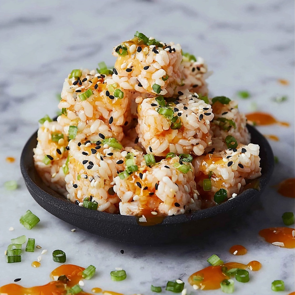 Crunchy Sushi Bites with Spicy Tuna Recipe - Recipe Image
