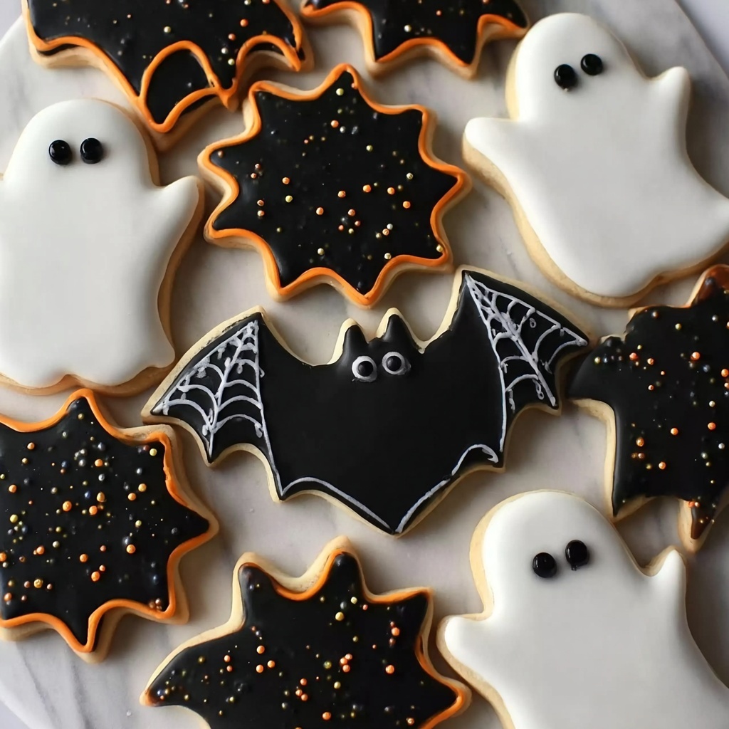 Halloween Royal Icing Cookies Recipe - Recipe Image