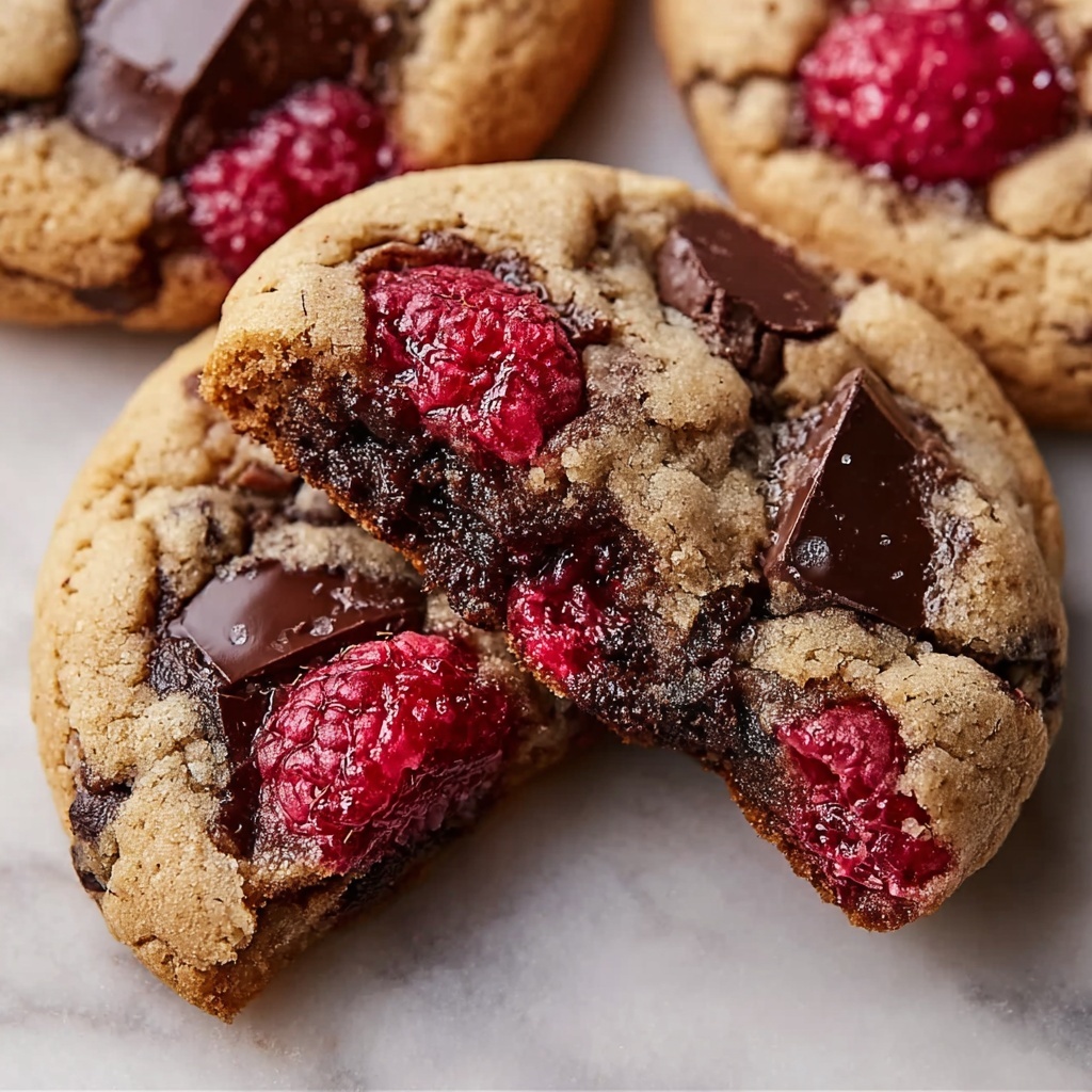 Raspberry Chocolate Chunk Cookies Recipe - Recipe Image