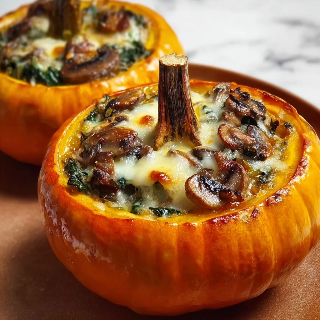 Sausage, Rice, and Cranberry Stuffed Mini Pumpkins Recipe - Recipe Image