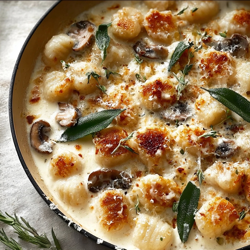 Gnocchi with Truffle Parmesan Sauce Recipe - Recipe Image