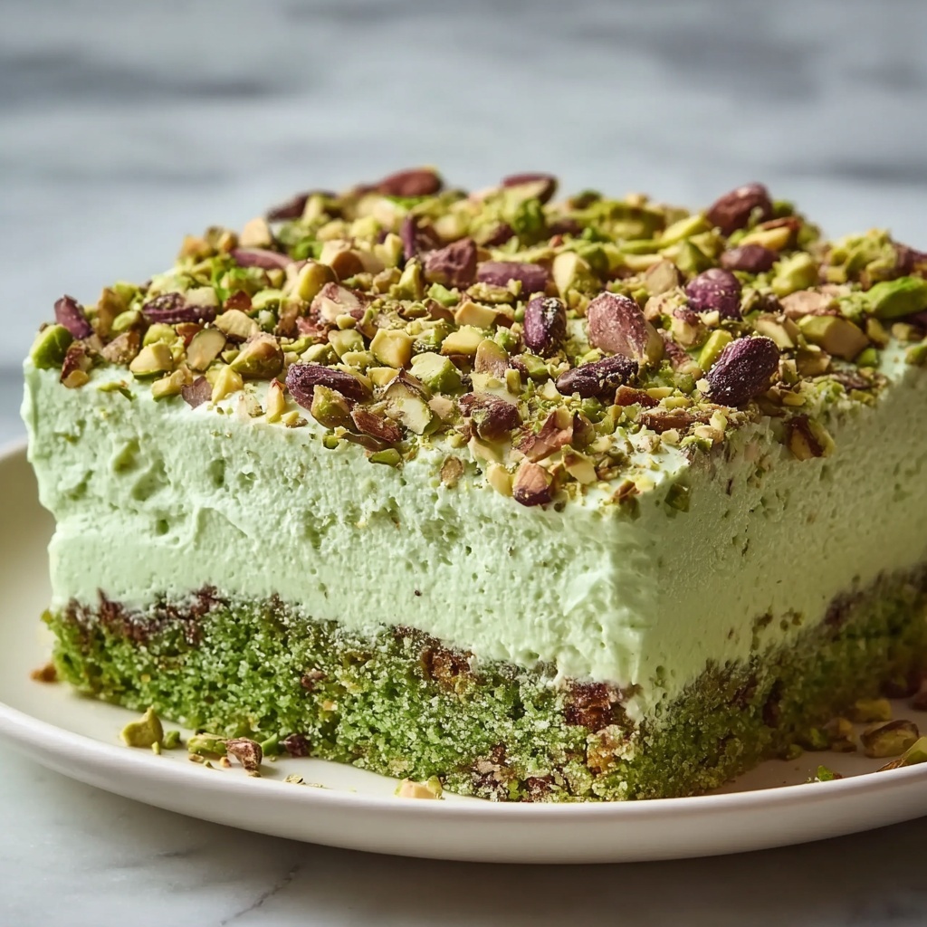 Saint Patrick’s Day Pistachio Pudding Cake Recipe - Recipe Image