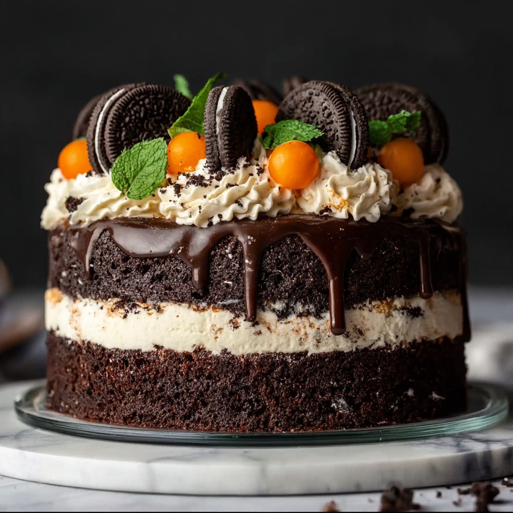 Halloween Oreo Dirt Cake Recipe - Recipe Image