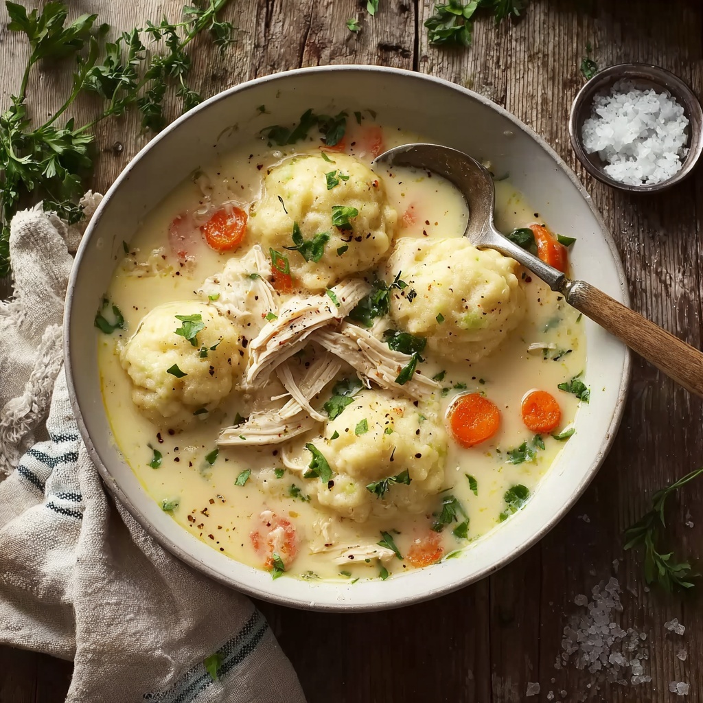 Chicken and Dumplings Recipe - Recipe Image
