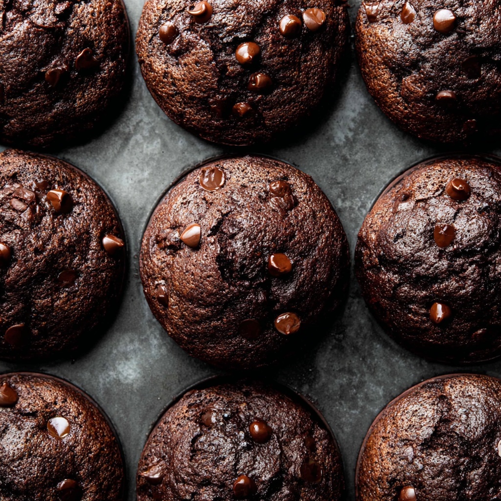 Double Chocolate Chip Muffins Recipe - Recipe Image