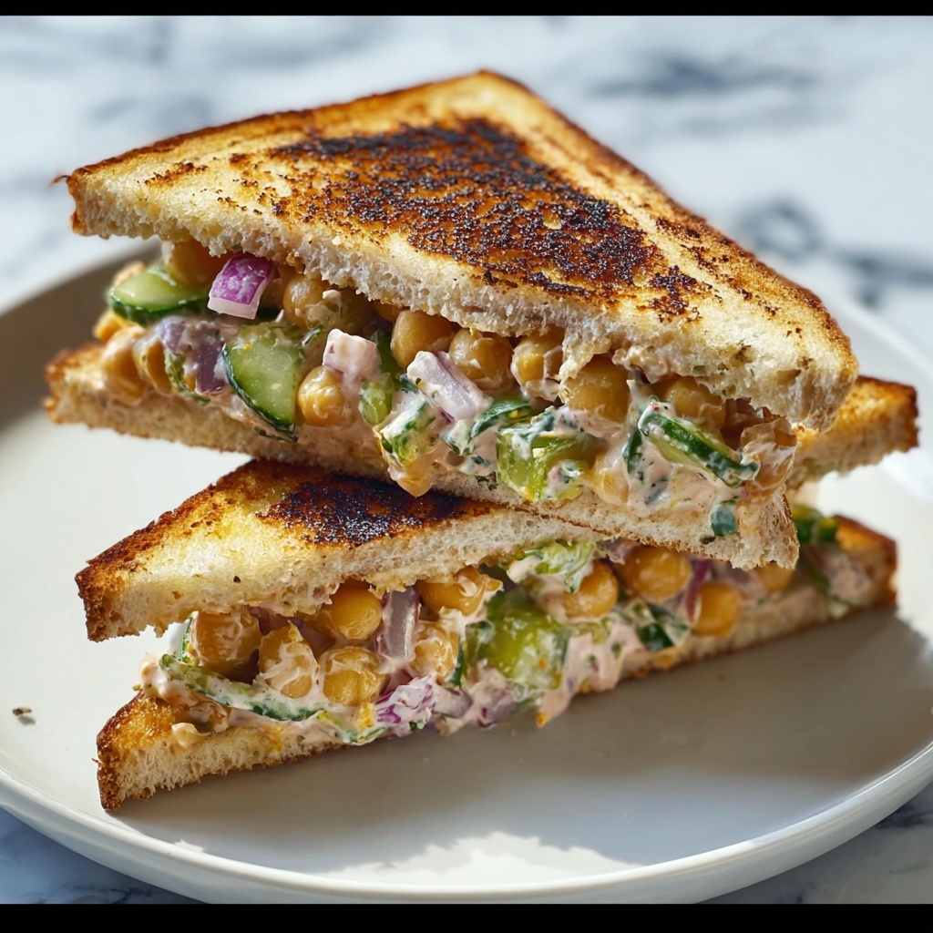 Irresistible Chickpea Salad Melts: The Ultimate Sandwich Recipe - Recipe Image