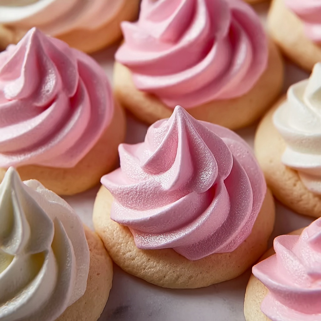 Pastel Meringue Cookies Recipe - Recipe Image