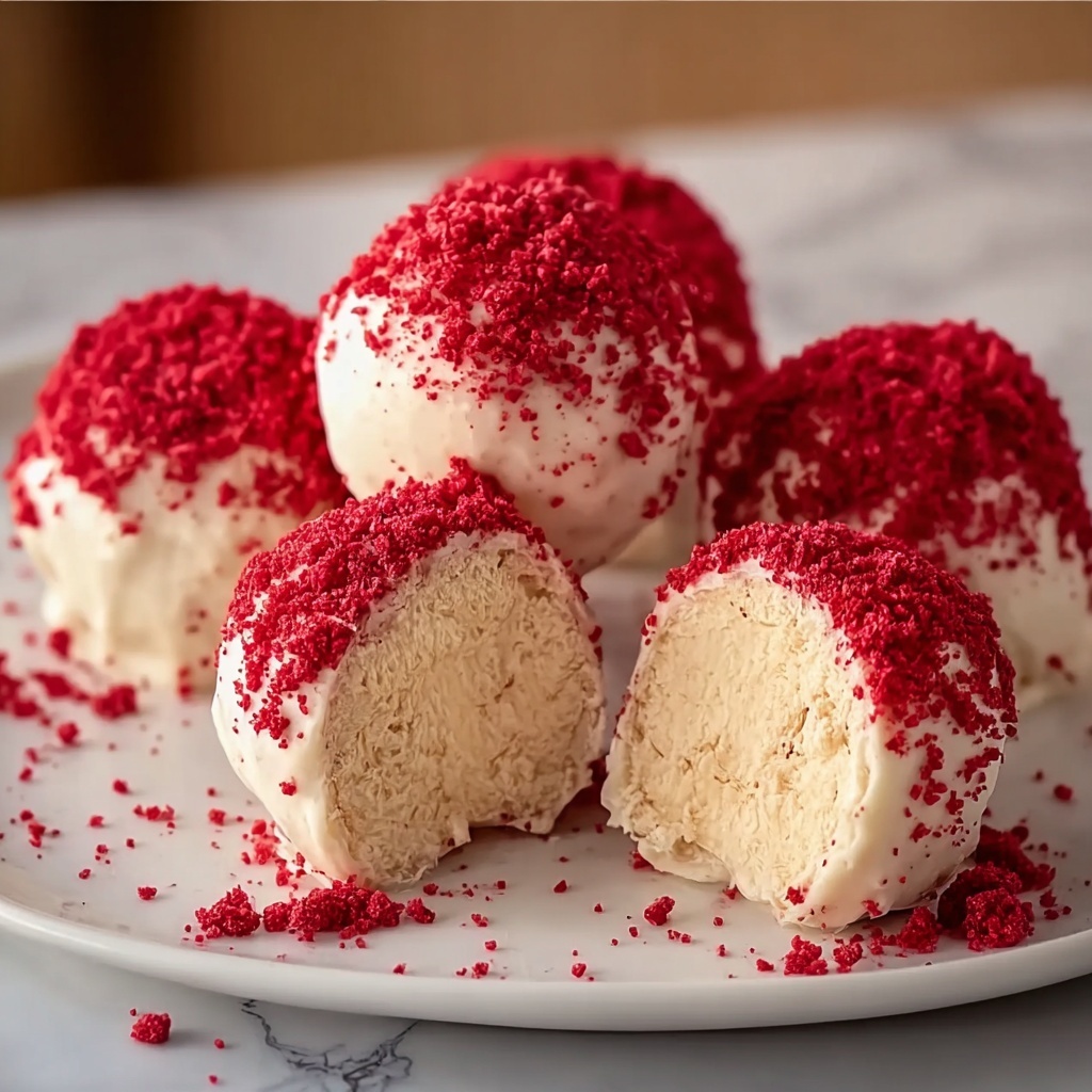 Red Velvet Cheesecake Balls Recipe - Recipe Image