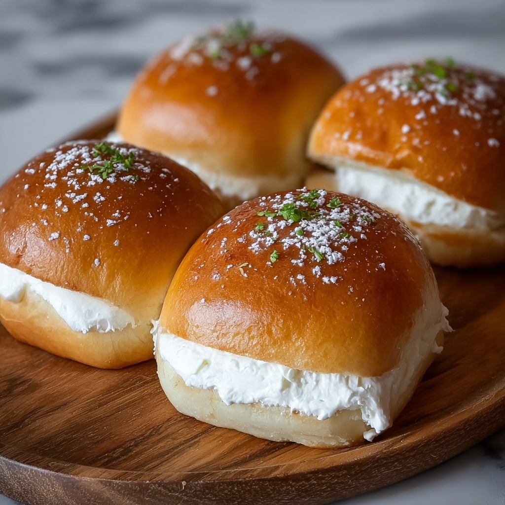 Italian Vanilla Cream Filled Rolls Recipe - Recipe Image